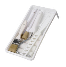 Malerull- og penselsett med 10 deler - 10 cm